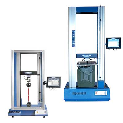 10 - 50 kN univeral testers, operated by touchscreen with software control